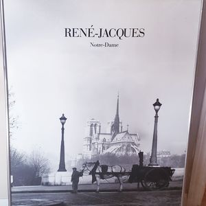 Rene-Jacques Notre-Dame Vintage Framed Picture